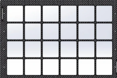 Como é feita a placa porta fotovoltaica de fibra de carbono?